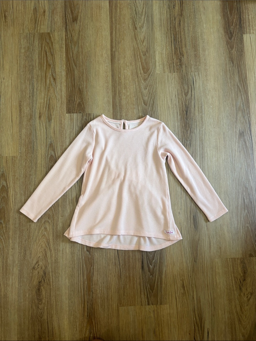 Ruffle Butts Light Pink Long Sleeve Knit Top